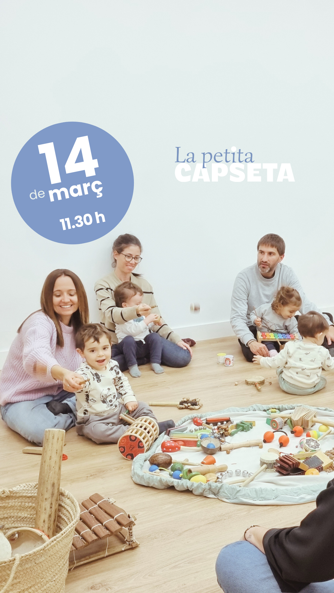 sessió de música en família a Reus