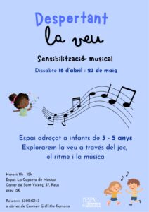 JUGANT AMB LA VEU ABRIL i MAIG